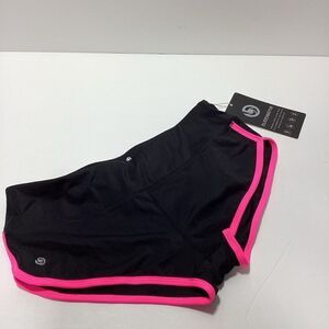 Bubblelime Black Pink Athletic Mini Compression Style Shorts M NWT